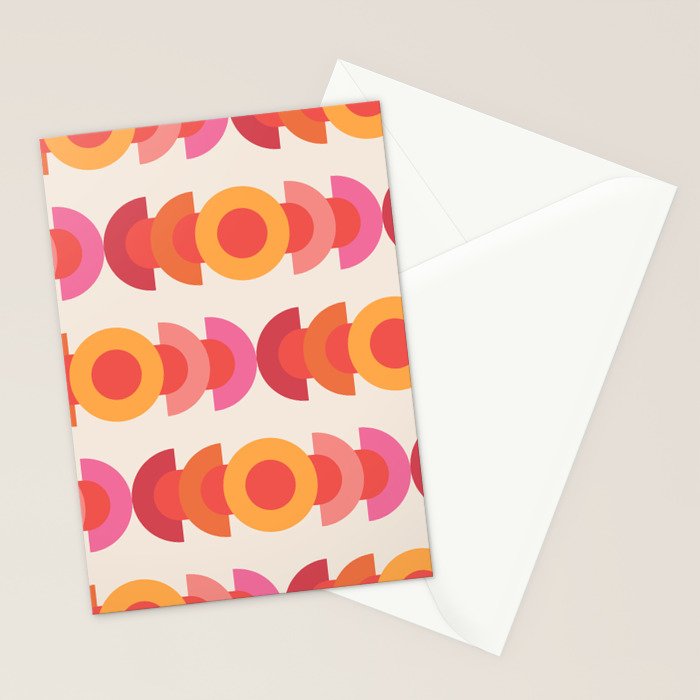 70's pattern no1 Stationery Card Gallery Image 2