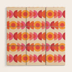 70's pattern no1 Wood Wall Art Gallery Image 1