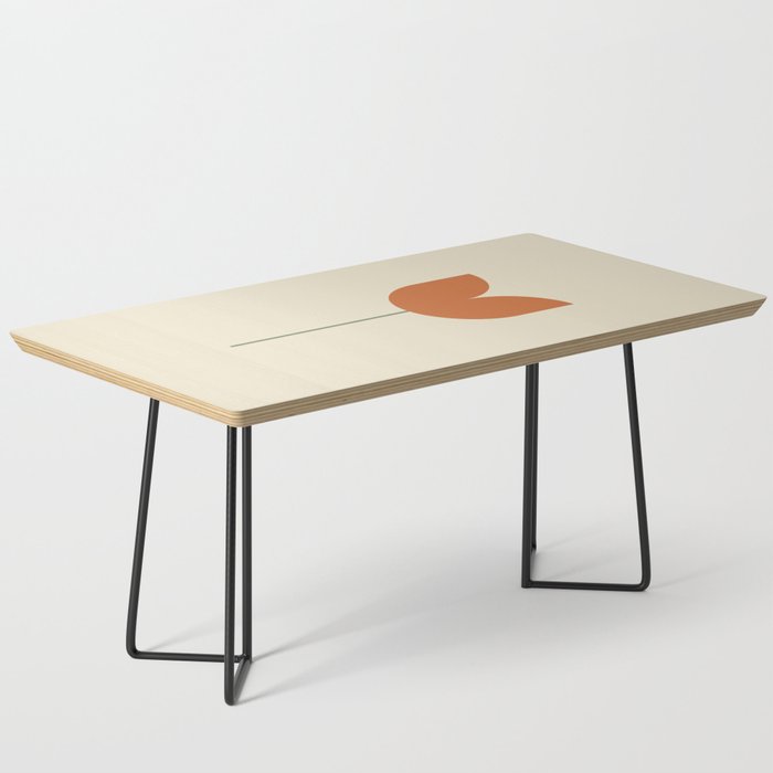 Vintage Tulip Minimalism - Red Coffee Table Gallery Image 1