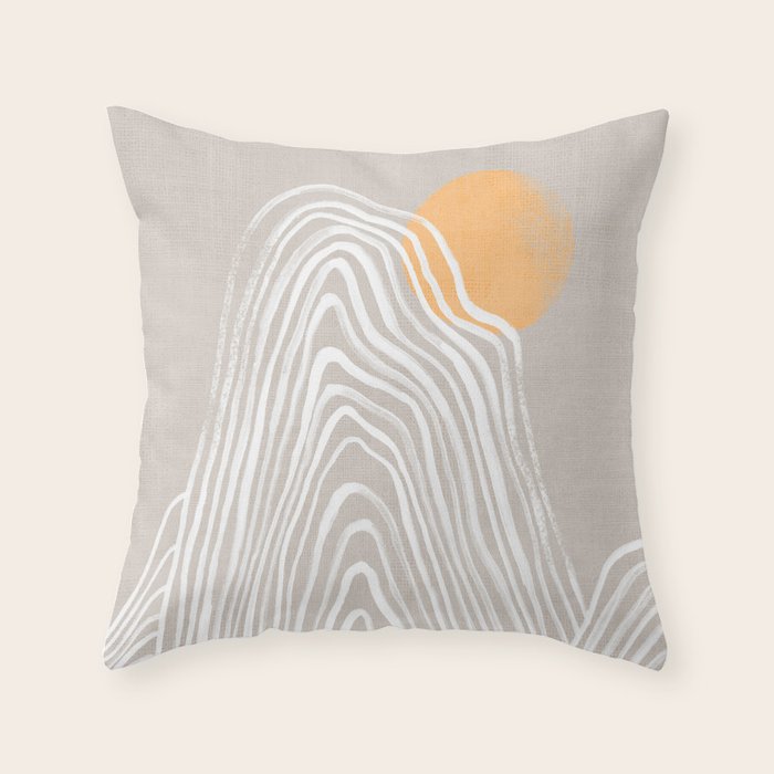 Echo mountain Throw Pillow Gallery Image 6