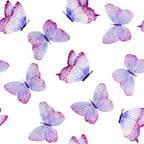 Lavender Purple Watercolor Hand Painted Butterfly Coffee Mug Gallery Image 2