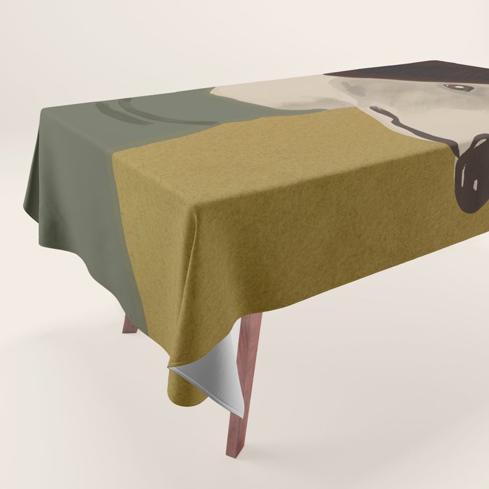 Dog Portrait 4 Tablecloth Gallery Image 1