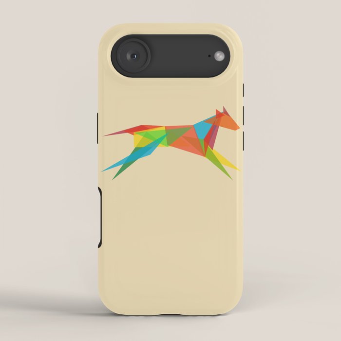 Fractal Geometric Dog iPhone Case Gallery Image 2