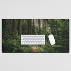 Walking through the Forest Desk Mat Gallery Image 1