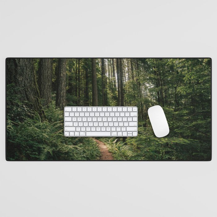 Walking through the Forest Desk Mat Gallery Image 1