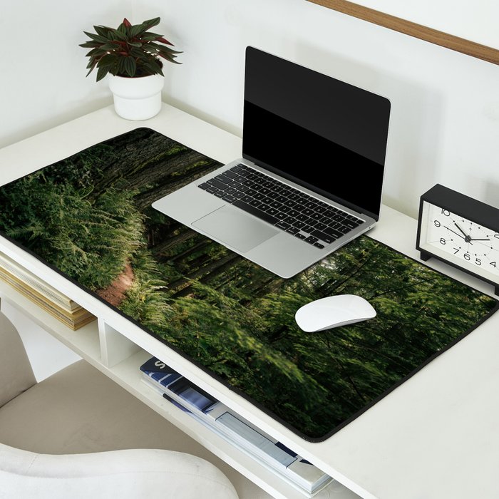 Walking through the Forest Desk Mat Gallery Image 2