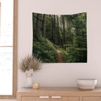 Walking through the Forest Wall Tapestry Gallery Image 2