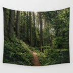 Walking through the Forest Wall Tapestry Gallery Image 4