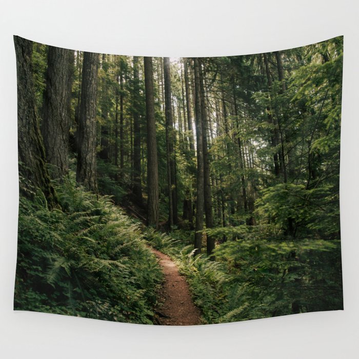 Walking through the Forest Wall Tapestry Gallery Image 1