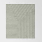 Lines (Linen Sage) Throw Blanket Gallery Image 2