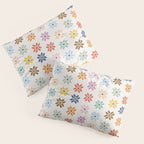 Elegant Pastel Festive Stars Pattern Pillow Sham Gallery Image 3