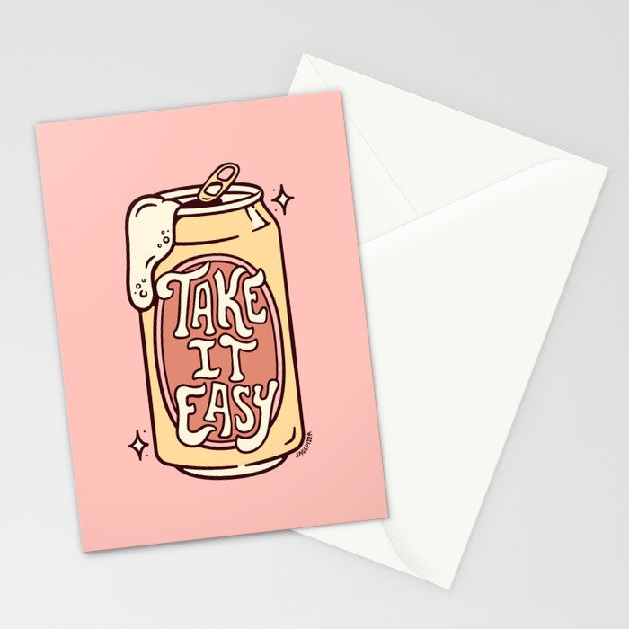 TAKE IT EASY (PINK) Stationery Card Gallery Image 2