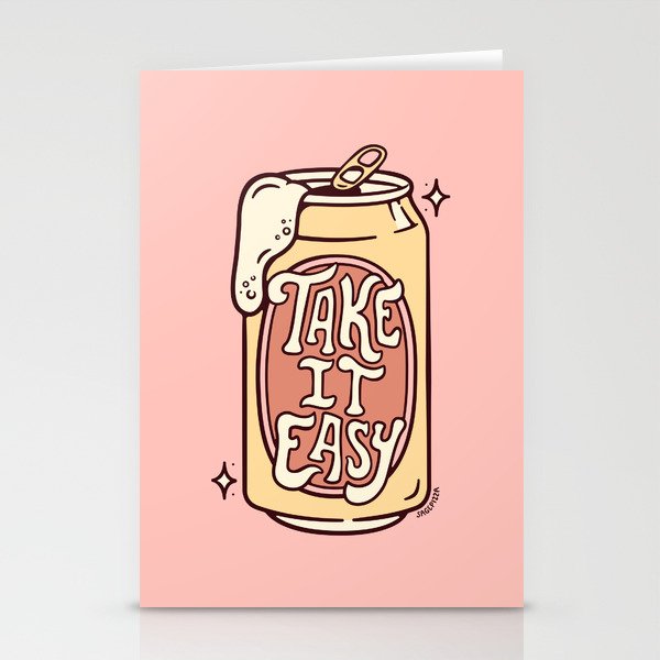 TAKE IT EASY (PINK) Stationery Card Gallery Image 2
