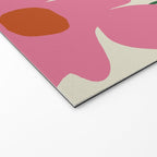 Fun Fern and pink poppy  Welcome Mat Gallery Image 2