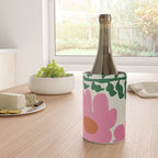 Fun Fern and pink poppy  Wine Chiller Gallery Image 4