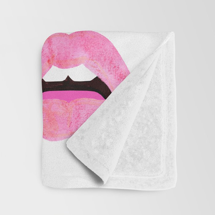 Lips of Love Throw Blanket Gallery Image 3