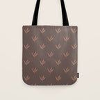 Modern Leafy Pattern - mocha mousse Tote Bag Gallery Image 1