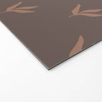 Modern Leafy Pattern - mocha mousse Welcome Mat Gallery Image 2