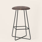 Modern Leafy Pattern - mocha mousse Stool Gallery Image 1