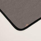 Modern Leafy Pattern - mocha mousse Desk Mat Gallery Image 4