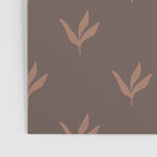 Modern Leafy Pattern - mocha mousse Poster Gallery Image 3