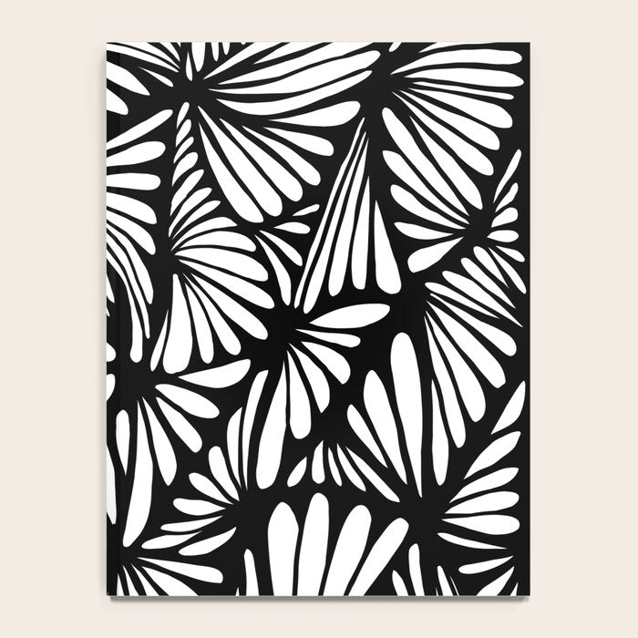 Petals in black and white Notebook Gallery Image 4