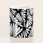 Petals in black and white Coffee Mug Gallery Image 4