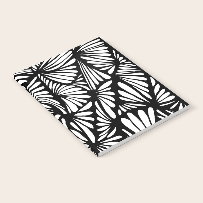 Petals in black and white Notebook Gallery Image 1