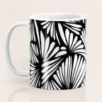 Petals in black and white Coffee Mug Gallery Image 3