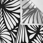 Petals in black and white Wall Tapestry Gallery Image 3