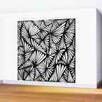 Petals in black and white Wall Mural Gallery Image 2
