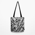 Petals in black and white Tote Bag Gallery Image 2