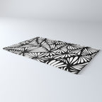 Petals in black and white Rug Gallery Image 3
