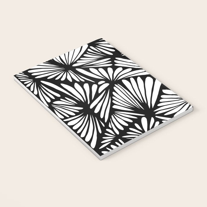 Petals in black and white Notebook Gallery Image 3