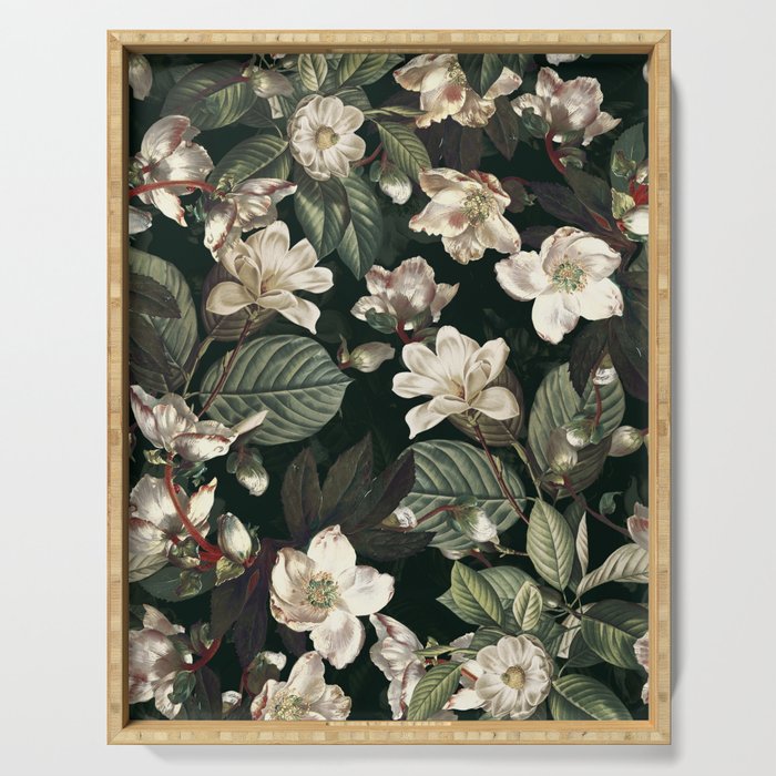 Dark Garden IX Serving Tray Gallery Image 1