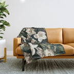 Dark Garden IX Throw Blanket Gallery Image 1