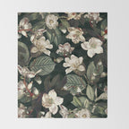 Dark Garden IX Throw Blanket Gallery Image 2