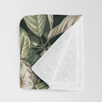 Dark Garden IX Throw Blanket Gallery Image 3