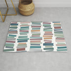 Books Pastel, Living Room Art, Book Worm Rug Gallery Image 1