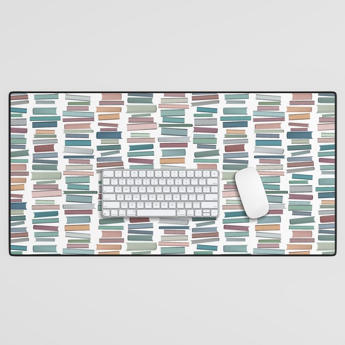 Books Pastel, Living Room Art, Book Worm Desk Mat Gallery Image 1