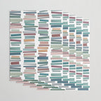 Books Pastel, Living Room Art, Book Worm Wrapping Paper Gallery Image 3
