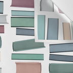 Books Pastel, Living Room Art, Book Worm Wall Tapestry Gallery Image 3