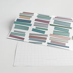 Books Pastel, Living Room Art, Book Worm Wrapping Paper Gallery Image 2