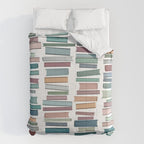 Books Pastel, Living Room Art, Book Worm Comforter Gallery Image 6