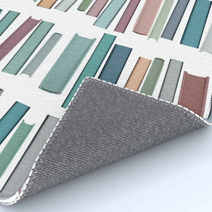 Books Pastel, Living Room Art, Book Worm Rug Gallery Image 4