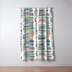 Books Pastel, Living Room Art, Book Worm Window Curtain Gallery Image 3