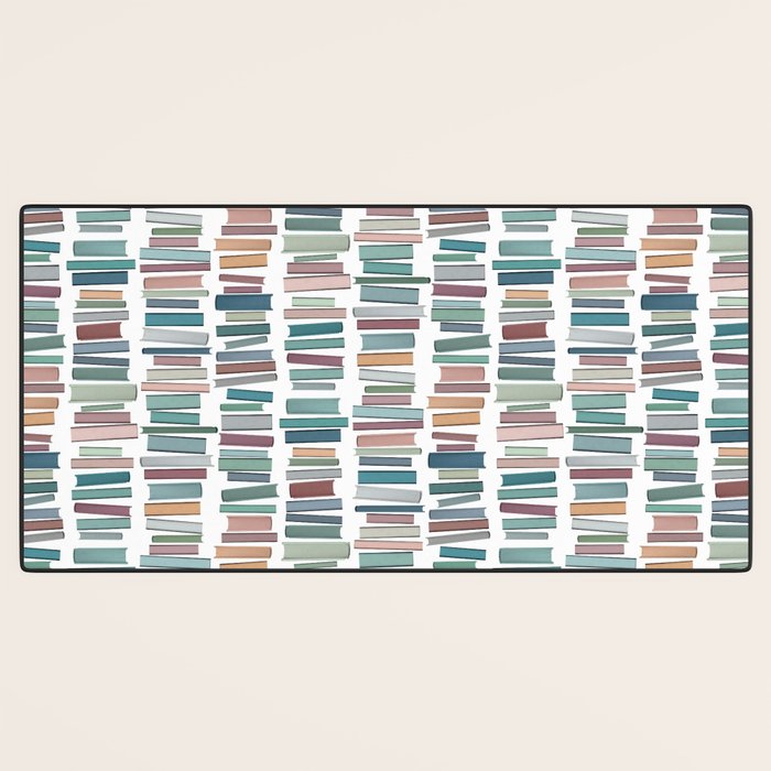 Books Pastel, Living Room Art, Book Worm Desk Mat Gallery Image 3
