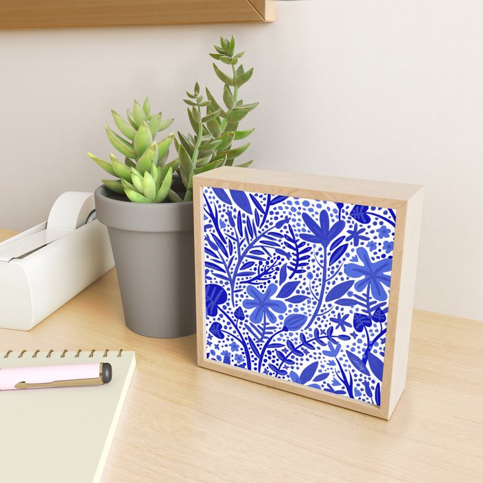Blue Garden Mini Art Print Gallery Image 2