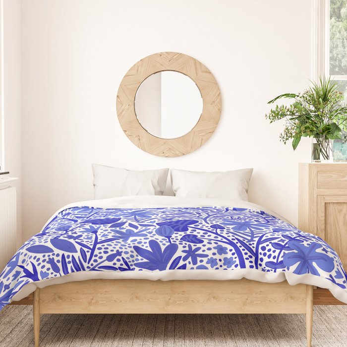 Blue Garden Duvet Cover Gallery Image 3
