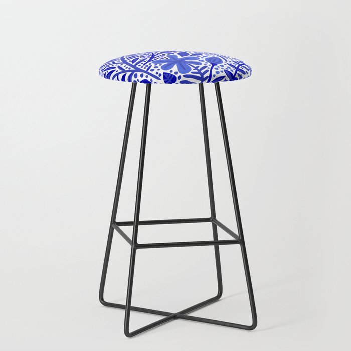 Blue Garden Stool Gallery Image 1